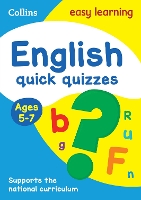 Book Cover for English Quick Quizzes Ages 5-7 by Collins Easy Learning