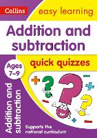 Book Cover for Addition & Subtraction Quick Quizzes Ages 7-9 by Collins Easy Learning