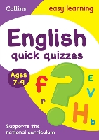 Book Cover for English Quick Quizzes Ages 7-9 by Collins Easy Learning