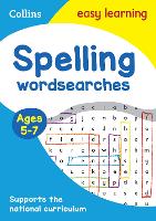 Book Cover for Spelling Word Searches Ages 5-7 by 