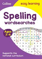 Book Cover for Spelling Word Searches Ages 7-9 by Collins Easy Learning