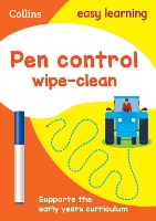 Book Cover for Pen Control Age 3-5 Wipe Clean Activity Book by Collins Easy Learning