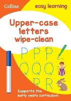 Book Cover for Upper Case Letters Age 3-5 Wipe Clean Activity Book by Collins Easy Learning