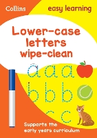 Book Cover for Lower Case Letters Age 3-5 Wipe Clean Activity Book by Collins Easy Learning