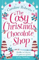 Book Cover for The Cosy Christmas Chocolate Shop by Caroline Roberts