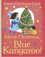 Book Cover for Merry Christmas, Blue Kangaroo! by Emma Chichester Clark