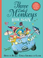 Book Cover for Three Little Monkeys Ride Again by Quentin Blake