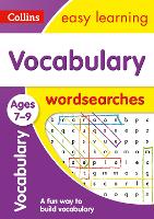 Book Cover for Vocabulary Word Searches Ages 7-9 by Collins Easy Learning