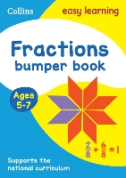 Book Cover for Fractions Bumper Book. Ages 5-7 by Brad Thompson