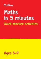 Book Cover for Maths in 5 Minutes A Day Age 8-9 by Collins KS2