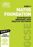 Book Cover for GCSE 9-1 Maths Foundation Exam Practice Workbook, with Practice Test Paper by Letts GCSE