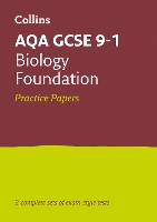 Book Cover for AQA GCSE 9-1 Biology Foundation Practice Papers by Collins GCSE