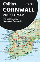 Book Cover for Cornwall Pocket Map by Collins Maps