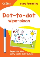 Book Cover for Dot-to-Dot Age 3-5 Wipe Clean Activity Book by Collins Easy Learning