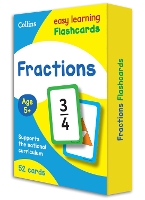 Book Cover for Fractions Flashcards by Collins Easy Learning