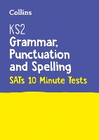 Book Cover for KS2 English Grammar, Punctuation and Spelling SATs 10-Minute Tests by Collins KS2
