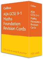 Book Cover for AQA GCSE 9-1 Maths Foundation Revision Cards by Collins GCSE