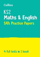 Book Cover for KS2 Maths and English SATs Practice Papers by Collins KS2