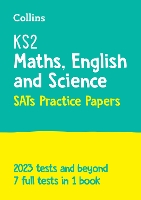 Book Cover for KS2 Maths, English and Science SATs Practice Papers by Collins KS2