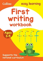 Book Cover for First Writing Workbook Ages 3-5 by Collins Easy Learning