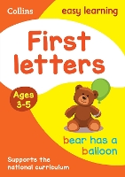 Book Cover for First Letters Ages 3-5 by Collins Easy Learning