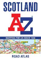 Book Cover for Scotland A-Z Road Atlas by AZ Maps