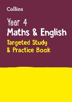 Book Cover for Year 4 Maths and English KS2 Targeted Study & Practice Book by Collins KS2