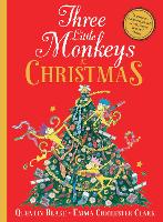 Book Cover for Three Little Monkeys at Christmas by Quentin Blake