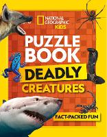 Book Cover for Puzzle Book Deadly Creatures by National Geographic Kids