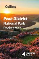 Book Cover for Peak District National Park Pocket Map by National Parks UK, Collins Maps