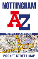 Book Cover for Nottingham A-Z Pocket Street Map by A-Z Maps