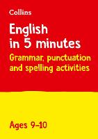 Book Cover for English in 5 Minutes a Day Age 9-10 by Collins KS2