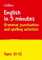 Book Cover for English in 5 Minutes a Day Age 10-11 by Collins KS2