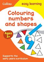 Book Cover for Colouring Numbers and Shapes Early Years Age 3+ by 