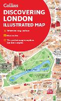 Book Cover for Discovering London Illustrated Map by Dominic Beddow, Collins Maps