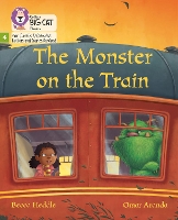 Book Cover for The Monster on the Train by Becca Heddle