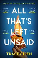 Book Cover for All That's Left Unsaid by Tracey Lien