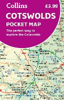 Book Cover for Cotswolds Pocket Map by Collins Maps