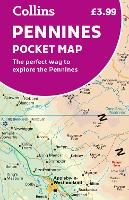 Book Cover for Pennines Pocket Map by Collins Maps