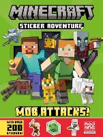 Book Cover for Minecraft Sticker Adventure: Mob Attacks! by Mojang AB