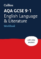 Book Cover for AQA GCSE 9-1 English Language and Literature Workbook by Collins GCSE