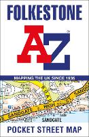 Book Cover for Folkestone A-Z Pocket Street Map by A-Z Maps