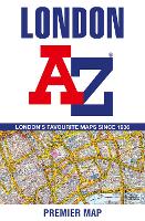 Book Cover for London A-Z Premier Map by A-Z Maps