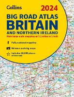 Book Cover for 2024 Collins Big Road Atlas Britain and Northern Ireland by Collins Maps