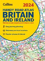 Book Cover for 2024 Collins Handy Road Atlas Britain and Ireland by Collins Maps