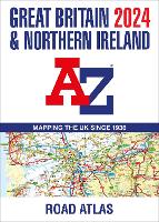 Book Cover for Great Britain & Northern Ireland A-Z Road Atlas 2024 (A3 Paperback) by A-Z Maps