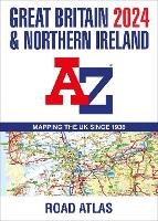 Book Cover for Great Britain & Northern Ireland A-Z Road Atlas 2024 (A3 Paperback) by AZ Maps