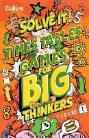 Book Cover for Times Table Games for Big Thinkers by Collins Kids