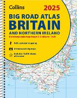 Book Cover for 2025 Collins Big Road Atlas Britain and Northern Ireland by Collins Maps