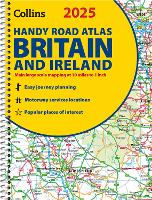 Book Cover for 2025 Collins Handy Road Atlas Britain and Ireland by Collins Maps